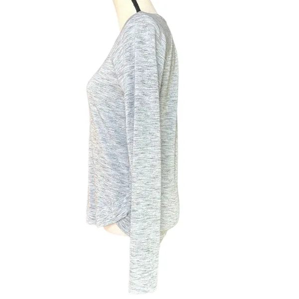 Athleta Mindset Sweatshirt Sweater Top Marl Grey Heather‎ Sz S - Image 5
