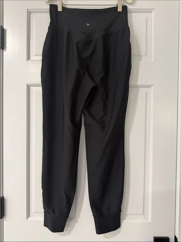 Old Navy High Rise PowerSoft Full-Length Front Pocket Active Jogger Go-Dry M - Image 10