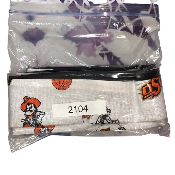 Oklahoma State Cowboys OSU‎ Cowboys Print Headband Hair or Purse Wrap NWT - Image 4