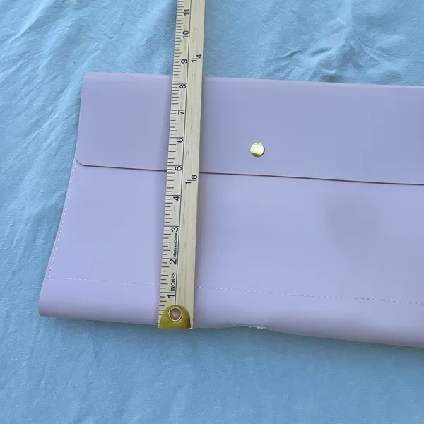 NWT Glass Ladder & Co pink portfolio or clutch - Image 4