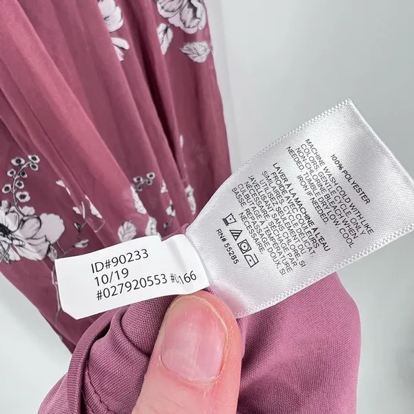 Nwt Express Floral Maxi‎ Dress XS Halter Strap Pink - Image 6