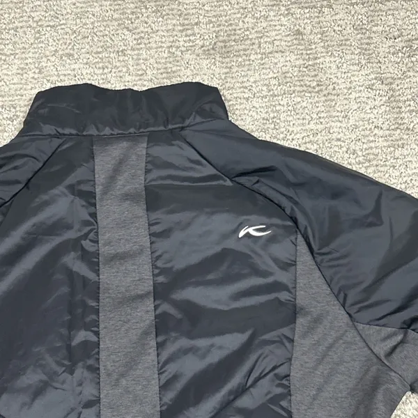 KJUS Radiation Jacket Womens XL 42 Black Full Zip Pockets Lightweight Golf New - Image 8
