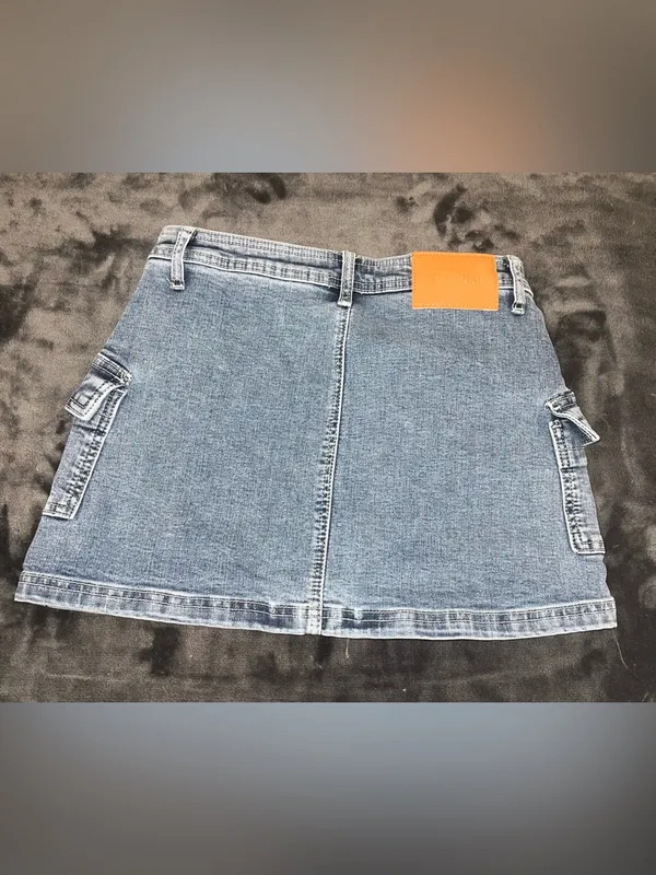 Princess Polly Grishea Low Rise Denim Skirt Size 4 New with tag - Image 14