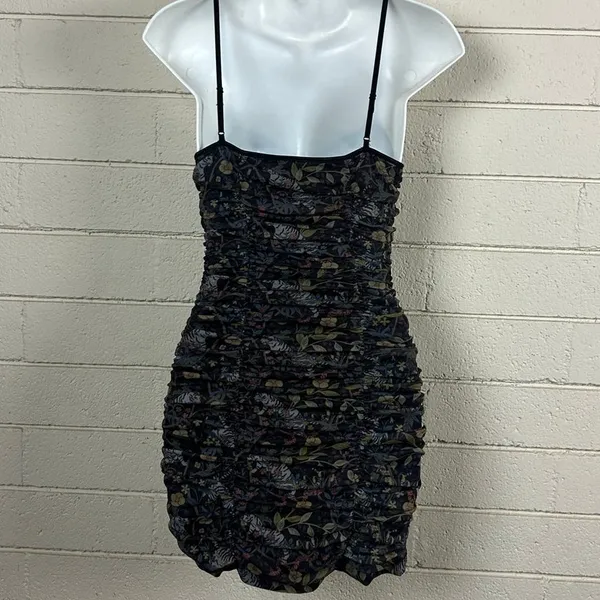 Urban Outfitters Tegan Mesh Ruched Bodycon Mini Dress size M NWT - Image 5