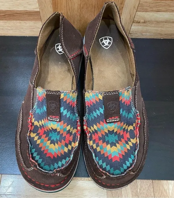 ARIAT 10036845 Aztec Cruiser Moccasin Slip On Shoes Size 7B - Image 2