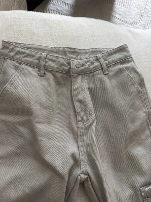 Shein Cargo Pants Grey - Image 3