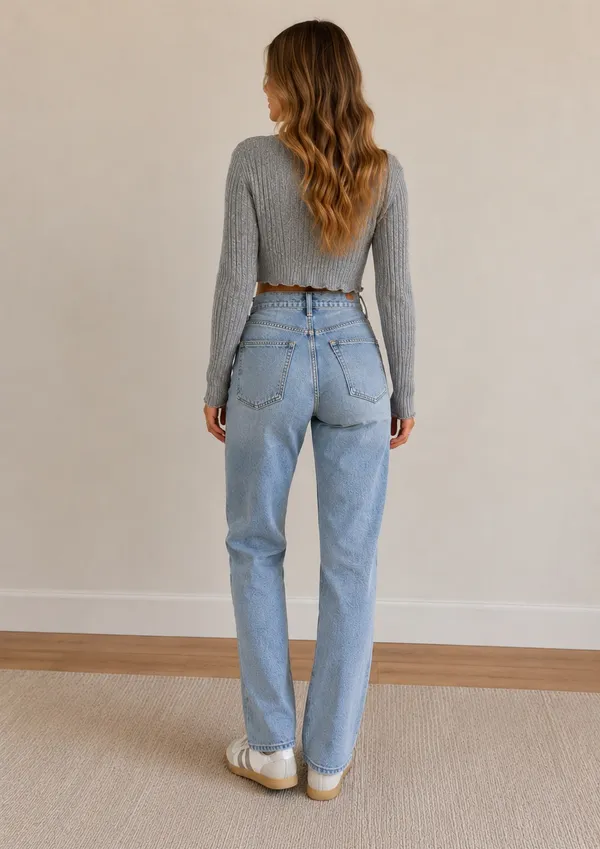 American Eagle Outfitters Gray Sweater  - Image 2
