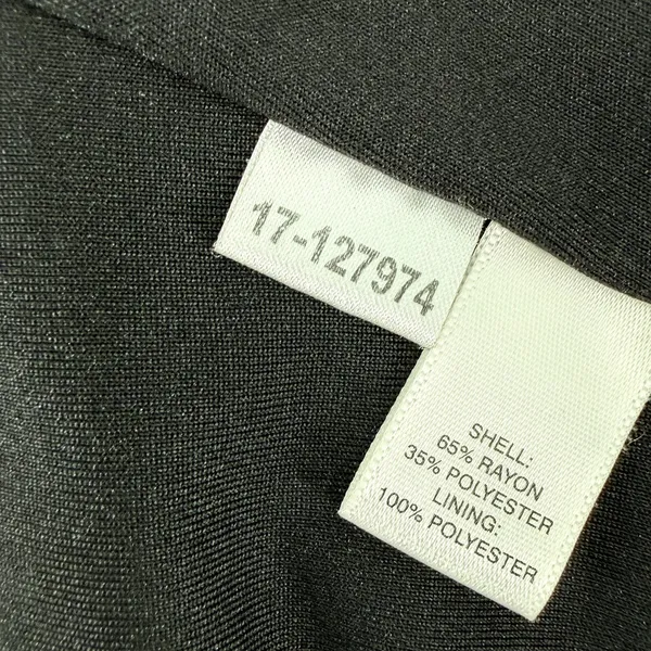 Ann Taylor LOFT Satin Trim Sleeveless A-Line Fit & Flare Little Black Dress Tuxedo Size14 - Image 8