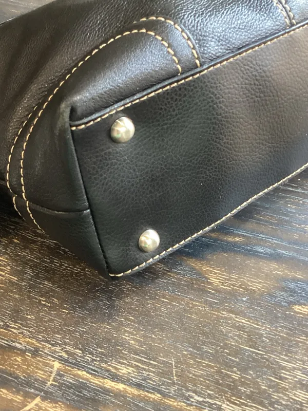 The Sak Black Leather Shoulder Bag - Image 6
