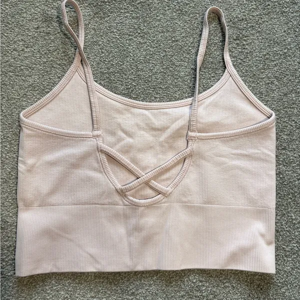 Athleta Aurora Cami Ribbed Crop Tank Top - Image 2