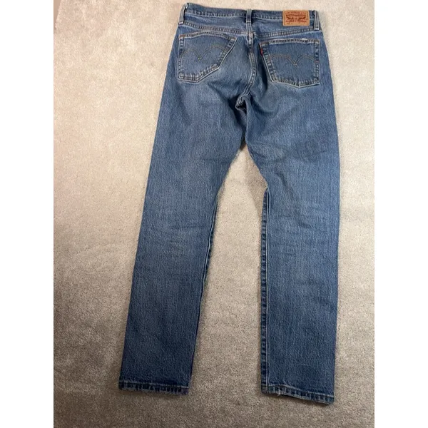 Levi's Premium women 501 S Skinny Jeans Blue Light‎ Wash 5-Pocket 27x28 - Image 6