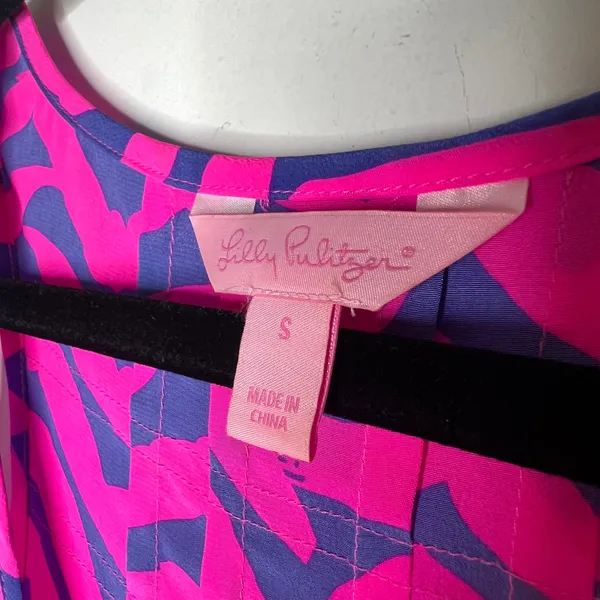 Lilly Pulitzer Silk Tank Size Small - Image 6