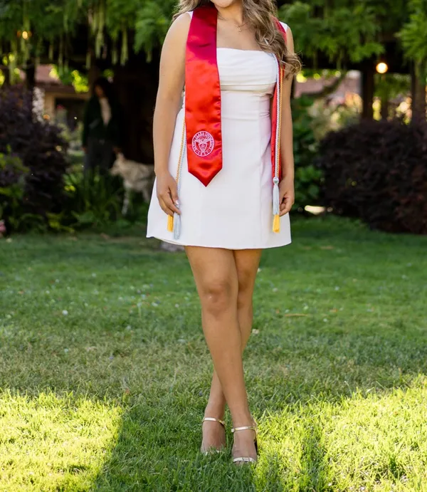 White Dress Size M - Image 4