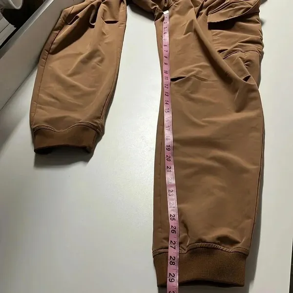 Hedge neutral cargo joggers‎ medium pants unisex windbreaker material drawstring - Image 11