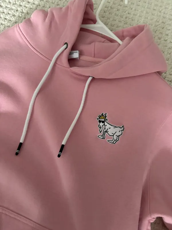 Goat Usa Hoodie Pink Size M - Image 2