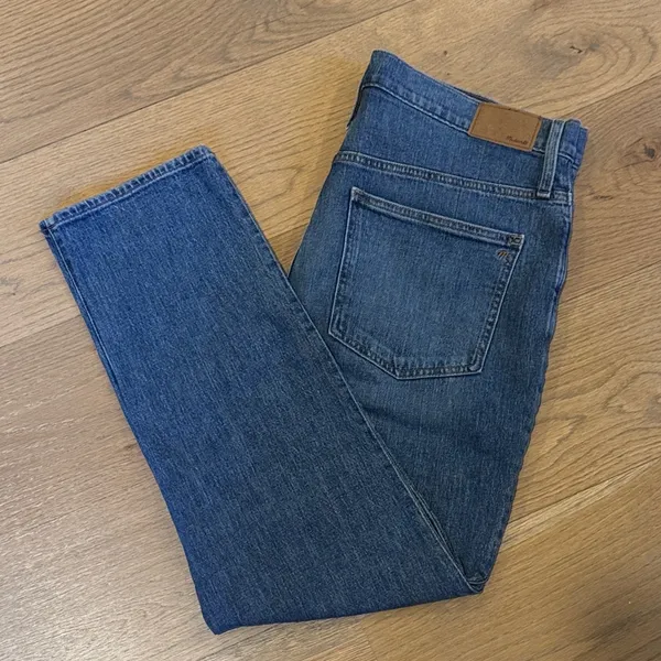 🍁 Madewell The Perfect Vintage Jean in Blue, Size 31, Straight Leg, High Waist - Image 2
