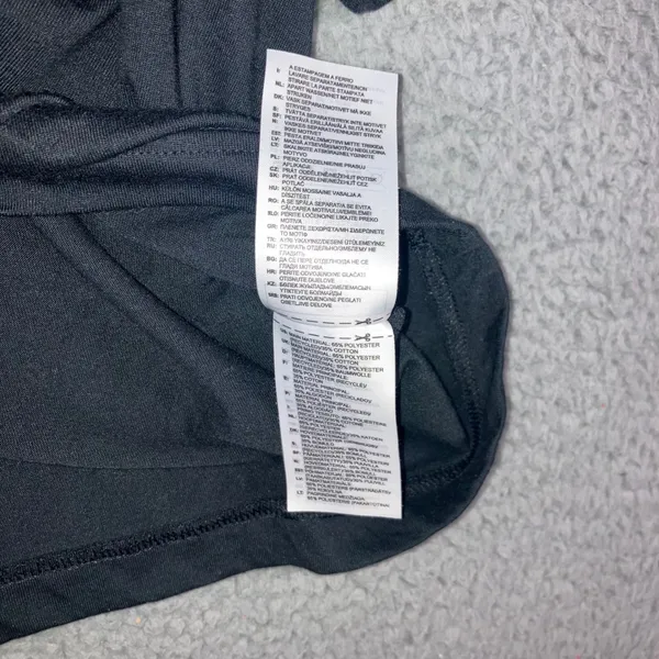 Adidas T-Shirt Women Small Black Tie‎ Front Sellout Sporty Aeroready Primegreen - Image 9