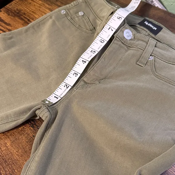 Hudson Jeans Natalie Super Skinny Ankle Olive Green Mid Rise - Image 7
