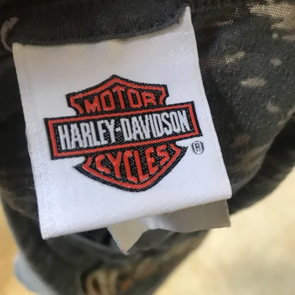 Harley Davidson Legacy Midland -Odessa Texas Gray V-Neck Short Sleeve Shirt S - Image 7