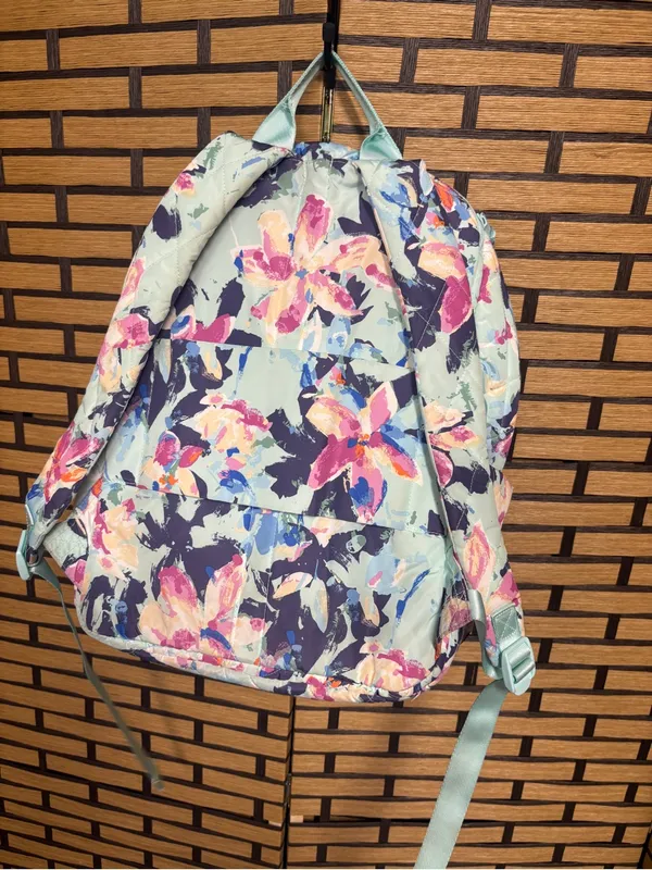 Vera Bradley Light Blue floral Backpack - Image 2