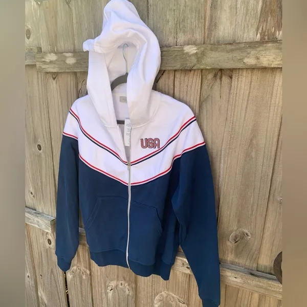 Free People American Track Zip Hoodie - Image 6