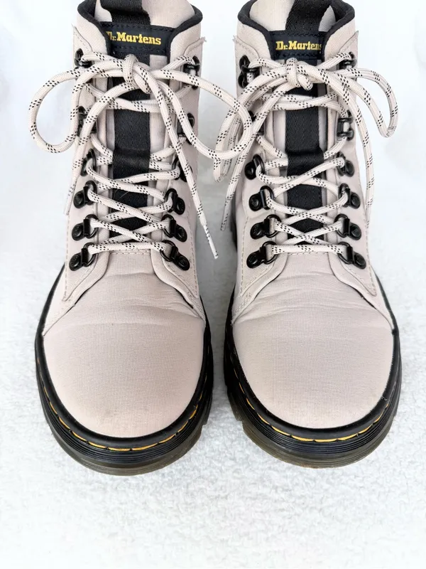 Dr Martens Women’s Size 6 Combs W Fashion Boot Vintage Taupe Poly Twill - Image 7