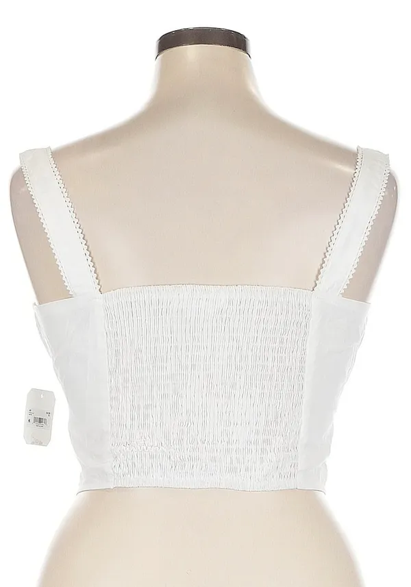 Altar'd State Crop Tank Top White - Image 2