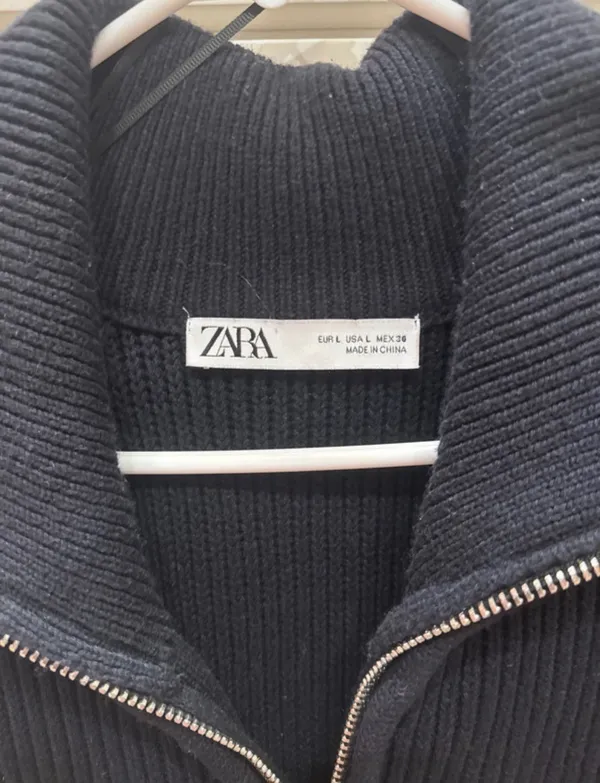 ZARA Knit Zip Sweater - Image 2
