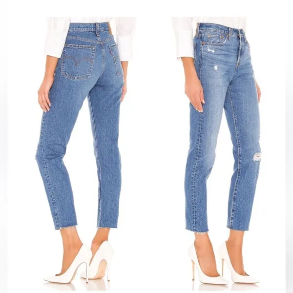 LEVI’S Wedgie Icon Fit Jeans in Jive Taps - Image 2