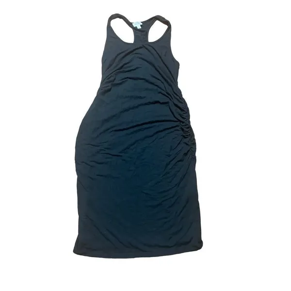 Market & Spruce black‎ maternity sleeveless razorback dress large - Image 2