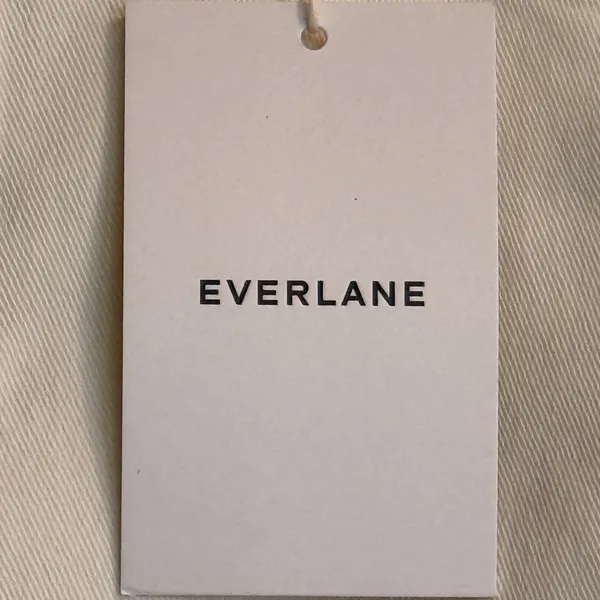 Everlane The Utility Barrel Pant Bone White Organic Cotton High Rise Size 8 NWT - Image 11