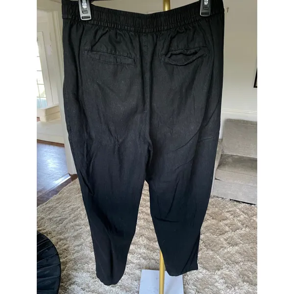 Old Navy Cotton Lounge Pants Pullon Pockets Resort Vaca Cozy Casual Clean Girl M - Image 3