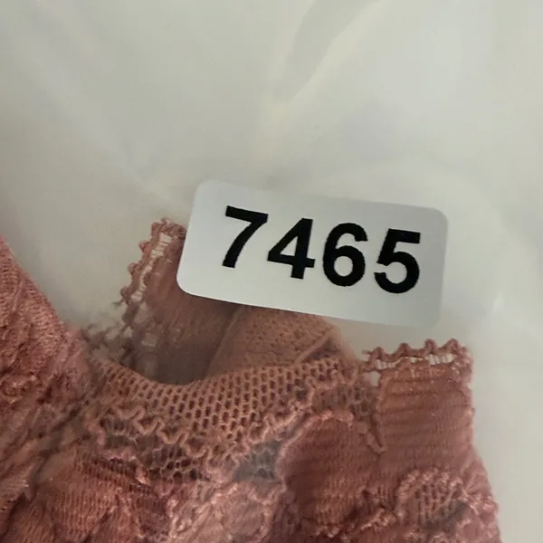 Intimately‎ Free People Women Terracotta Floral Lace Halter Bralette Small S/P - Image 6