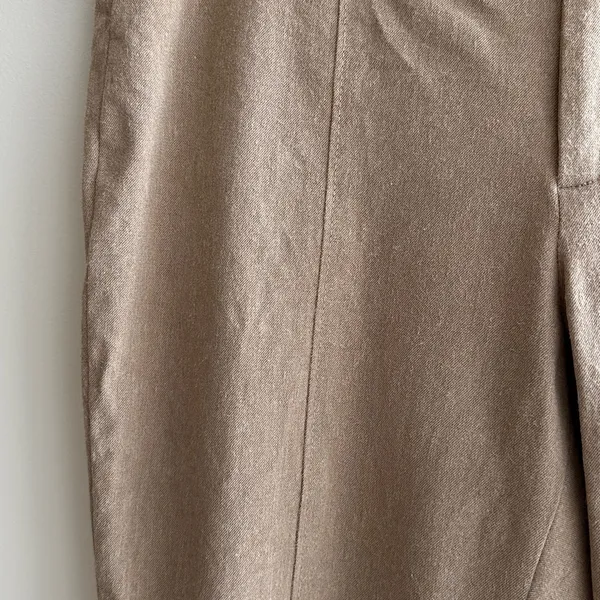 Banana Republic Sloan Trousers, Dress Pants, Tan/Khaki, Size 8 - Image 4