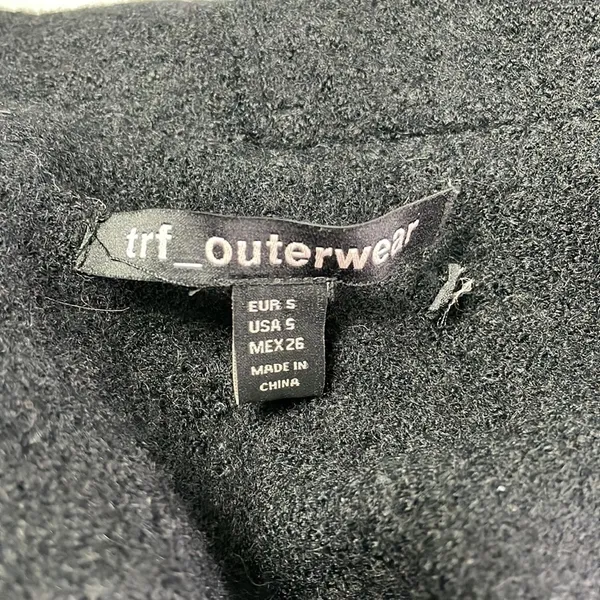 Zara black wool full length jacket - Image 7