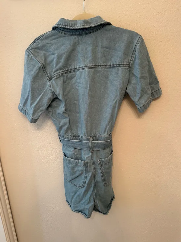 Denim Romper  - Image 3