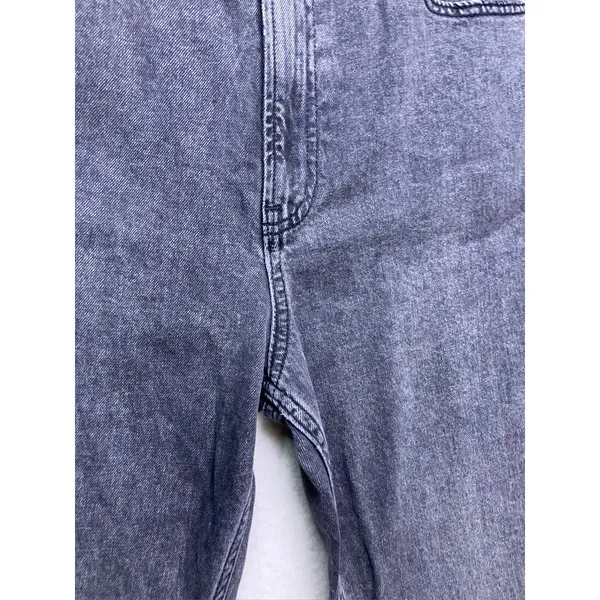 Gap Loose High Rise Jeans Womens 31/12R Washed Black‎ Straight Leg - Image 3