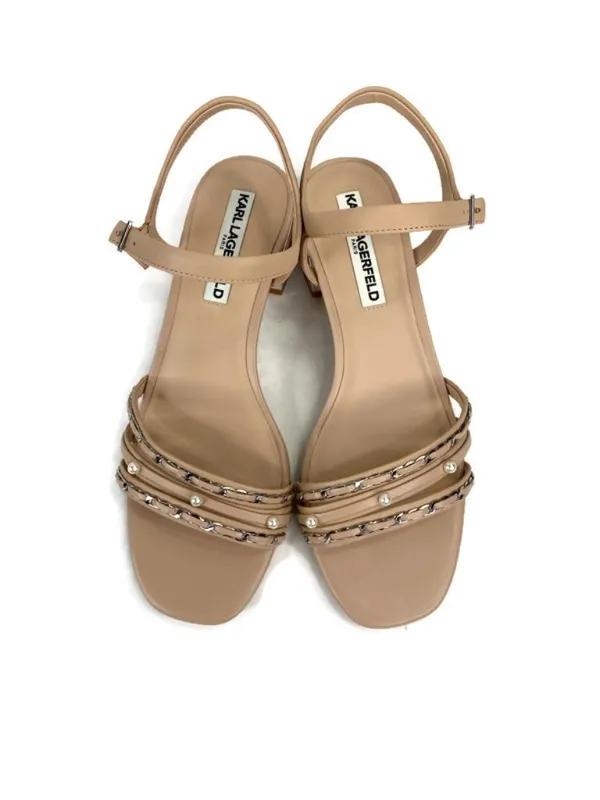 Karl Lagerfeld Paris Tori Imitiation Pearl Sandals Size 7 - Image 2