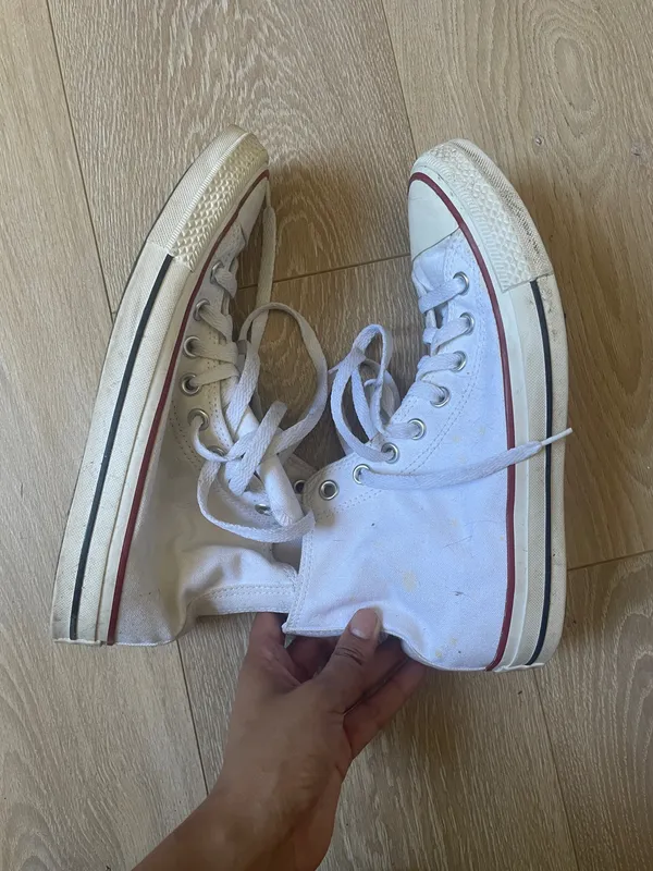 White Converse High-Top - Image 3