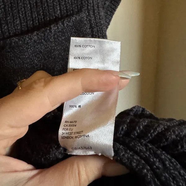 Free people freya black‎ combo sweater only size xs - Image 4