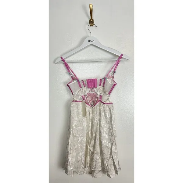 FOR LOVE & LEMONS Festival Floral Slip Dress in White Multi Size XX-Small NWT - Image 8