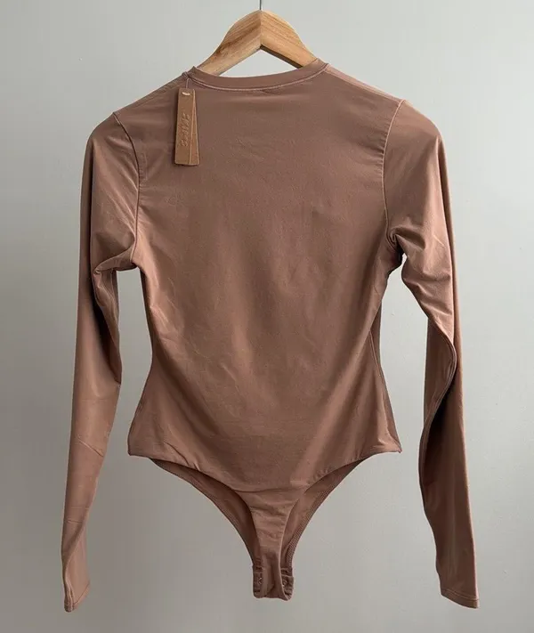 SKIMS ‘Fits Everybody’ Long-sleeve Crewneck Bodysuit - Image 4