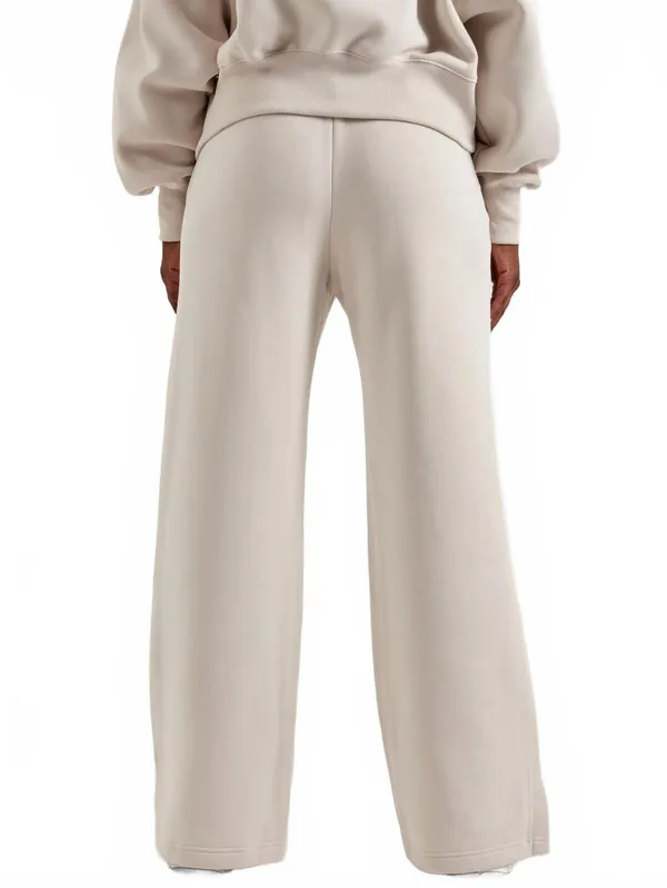 Nike Sportswear Phoenix Fleece High-Waisted Wide-Leg Pants NWT Tan Medium - Image 3