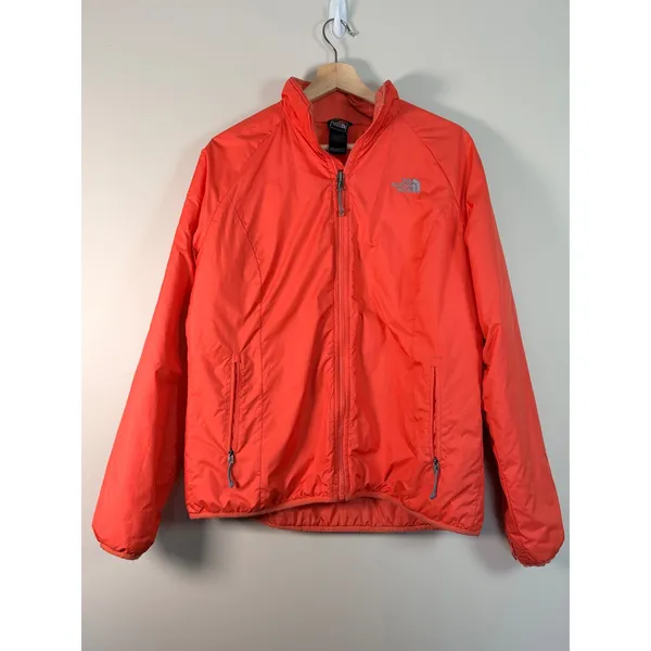 The North Face Triclimate Jacket 2 pc Womens L Waterproof Insulated Orange‎ Blue - Image 4