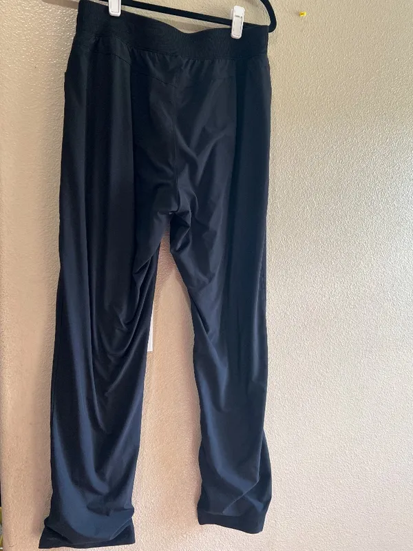 T by‎ Talbots Black Pull-On Pants with Ribbed Waistband Black size Small - Image 4