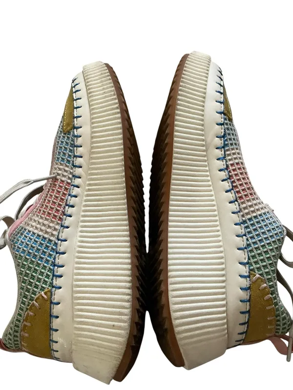 Nicole miller New York patchwork stich platform sneakers size 7 - Image 5