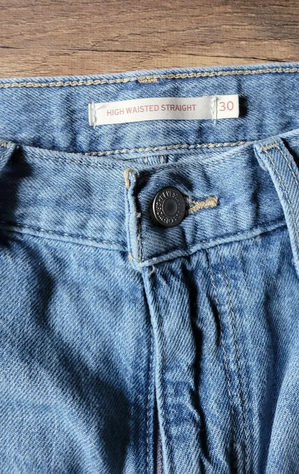 Levi's High-Rise Straight-Leg Jeans - Image 5