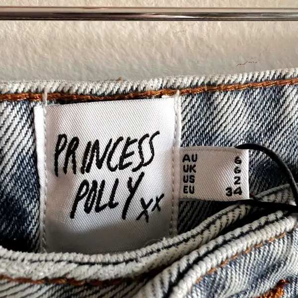 New Princess Polly Lauren’s Denim Shorts Size 2 - Image 6