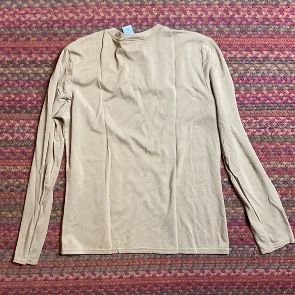 VINTAGE CAMEL TAN EXPRESS BLEUS BASIC TOP LONG SLEEVE - Image 4