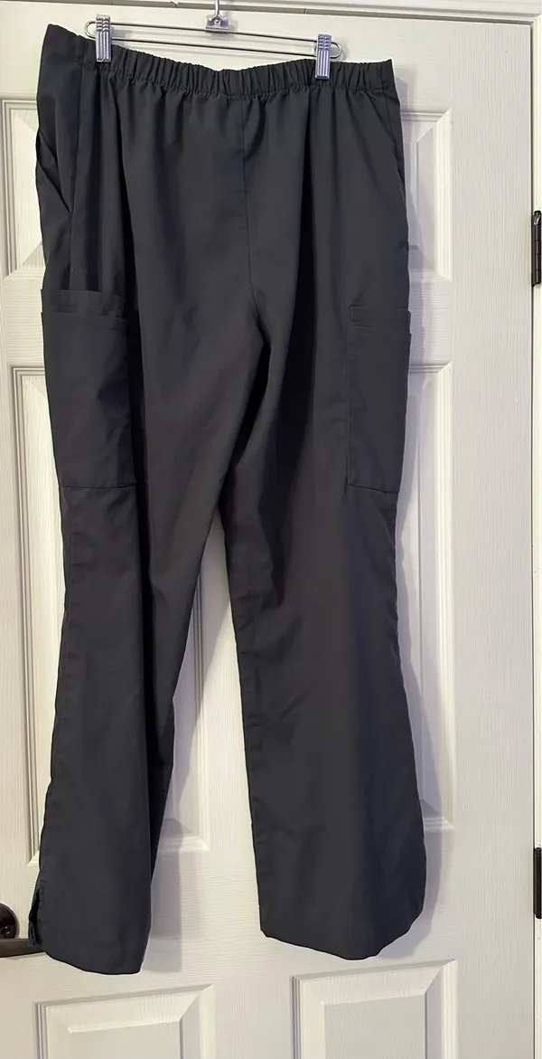 Landau bottoms are a size Large. Gray - Image 2